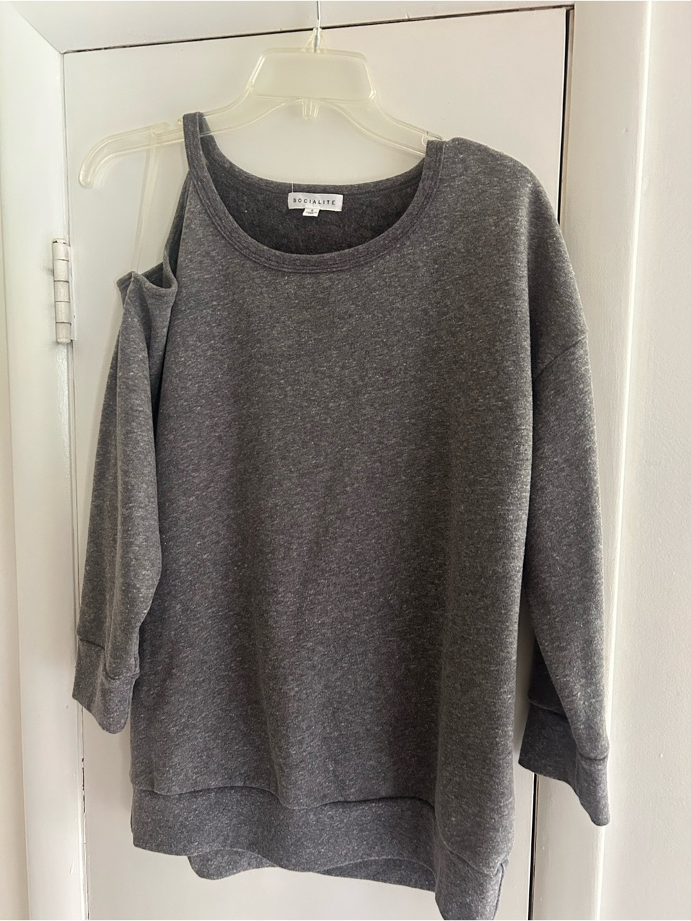 Cold Shoulder Sweatshirt